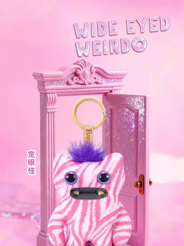 Original Fuggler Random Keychain Blind Box 2 Figure Ugly Funny Monster Tooth Wide Eyed Weirdo Collection Model Bag Pendant