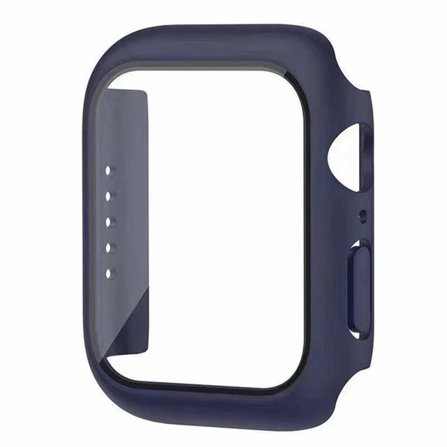 Glass+Cover For Apple Watch case 11 10 9 8 7 6 SE 5 Accessorie Screen Protector iwatch series 46mm 42mm 49mm 44mm 40mm 41mm 45mm