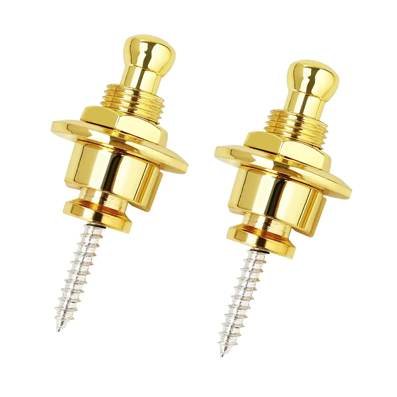 Guitar Strap Buttons Pins 1\2\4PCS 3 Color For Choose Premium Guitar Strap Locks Metal Security Strap Buttons Metal End Pins