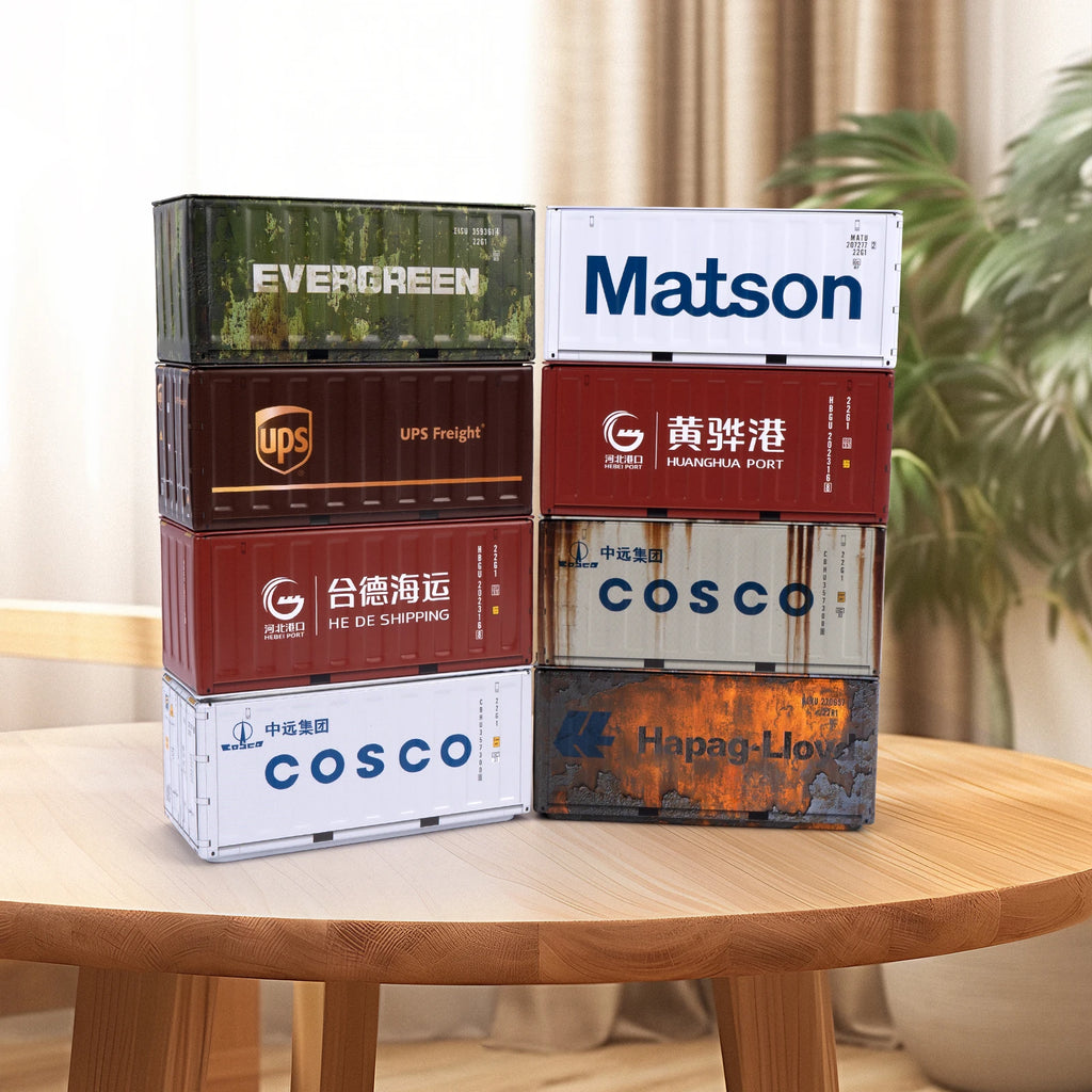 Miniature Storage Display Box Desktop Mini Container Model Mini Iron Storage Box Creative Decoration Collect Small Items Gifts