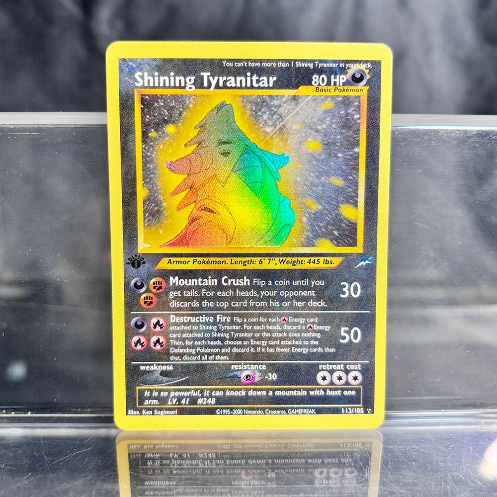 Holographic PKM Single Cards Charizard EX Pikachu 1st Edition Neo Mewtwo PTCG Proxy Cards Collection Battle Cards Toys Gifts