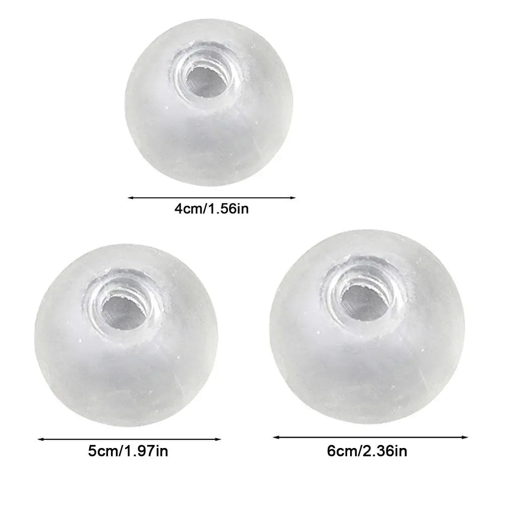 10pcs Creative Sphere Jewelry TRP Casting Molds Tools Diy Handmade Empty Ball Skin Slow Rebound Decompression Slow Rebound Toy