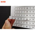 10-piece self-adhesive ruler set, suitable for office/study/sewing — can be attached to any smooth surface, measuring tool