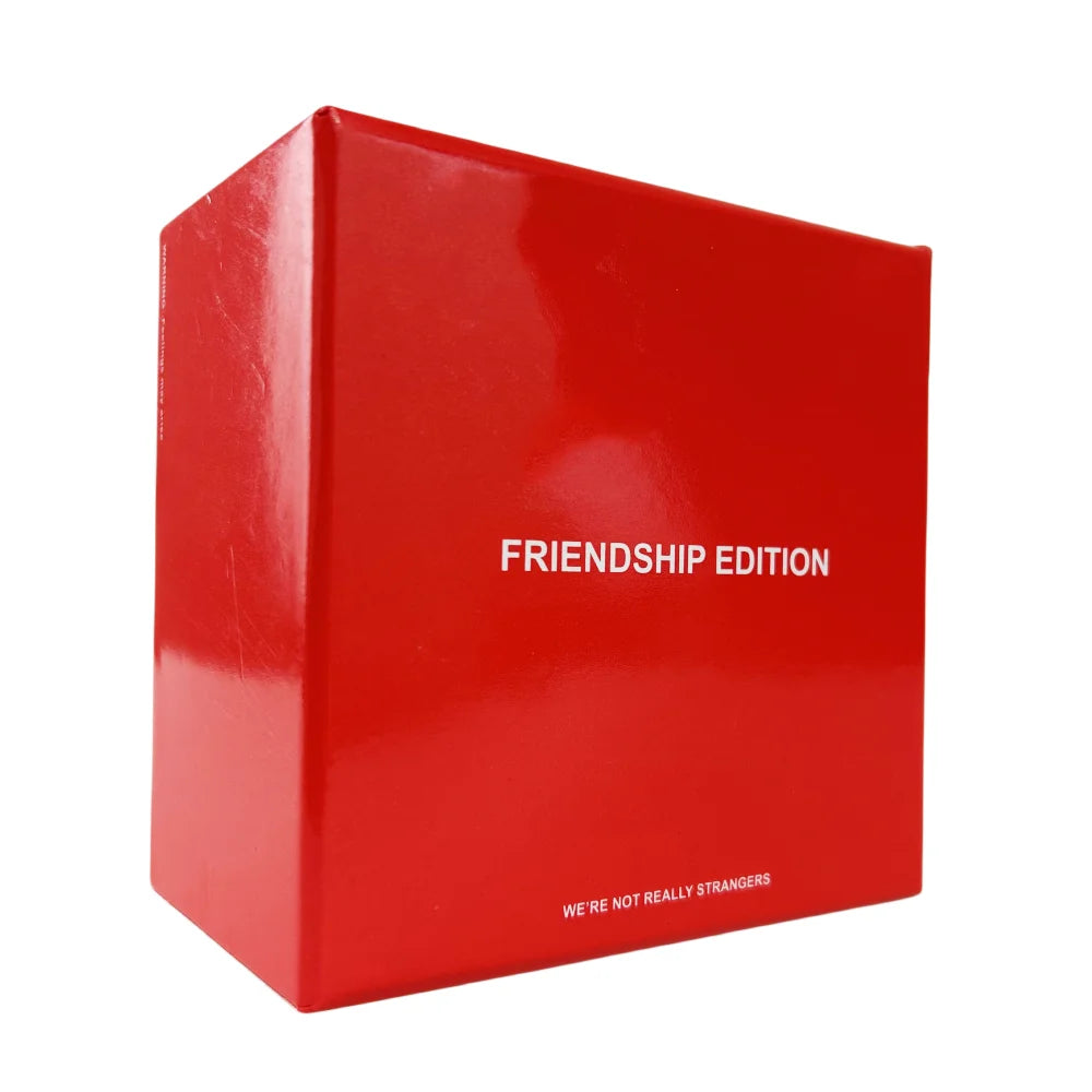 WE'RE NOT REALLY STRANGERS - an Interactive Adult Card Game Family Couples Friendship Edition - A Best Friend Wildcards