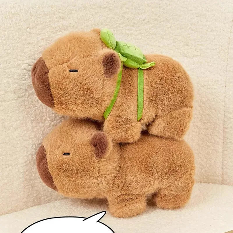 Capybara Clap Circle Toys  Capybara Plush Hand Ring Wristband Kawaii Stuffed Animal Doll Curtains Bicycle Party Decor Kids Gift