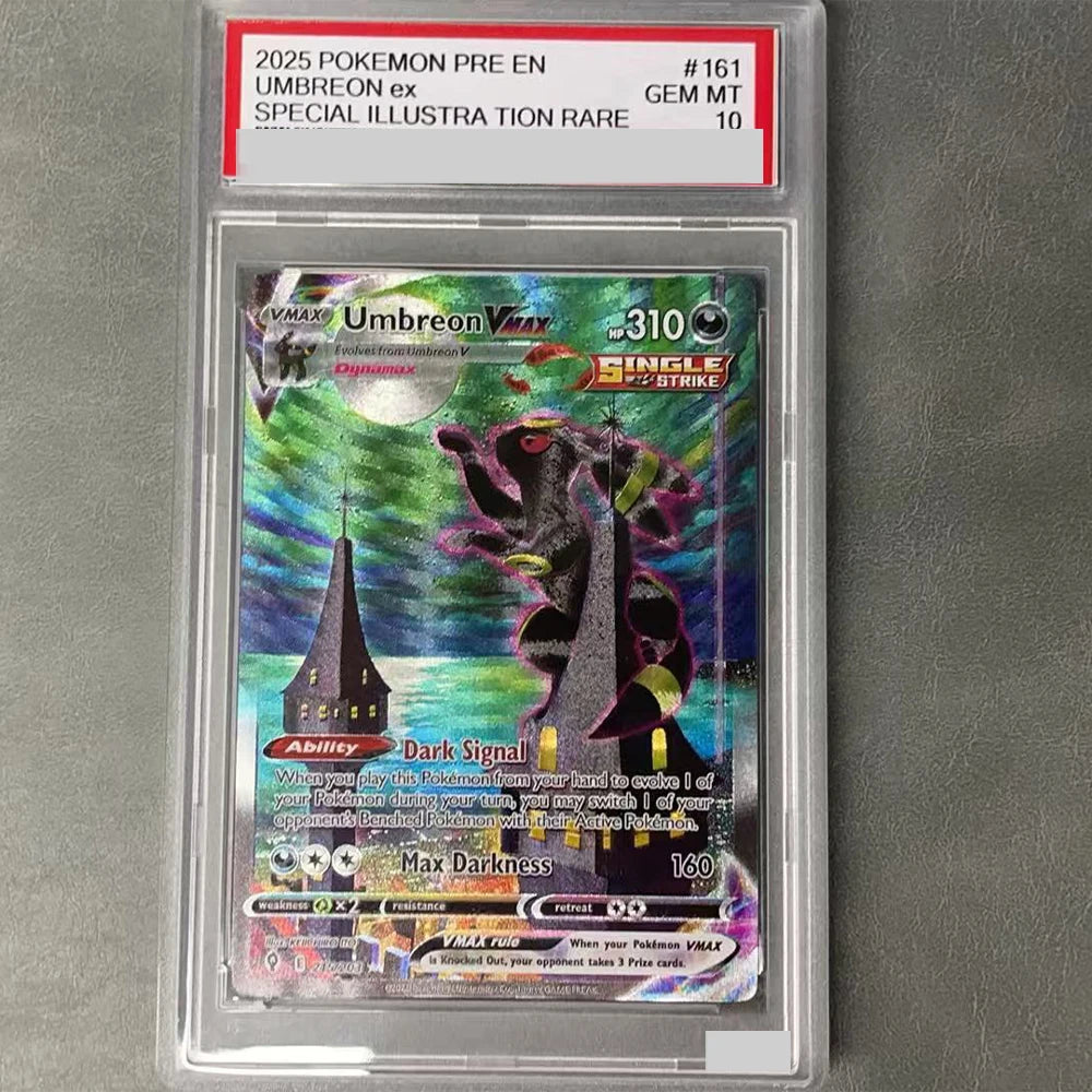 DIY Proxy PTCG Graded Collection Card SV4a JP Mew Ex Charizard Ex Special Art Rare GEM MT 10 Card Holographic Labels Child Gift