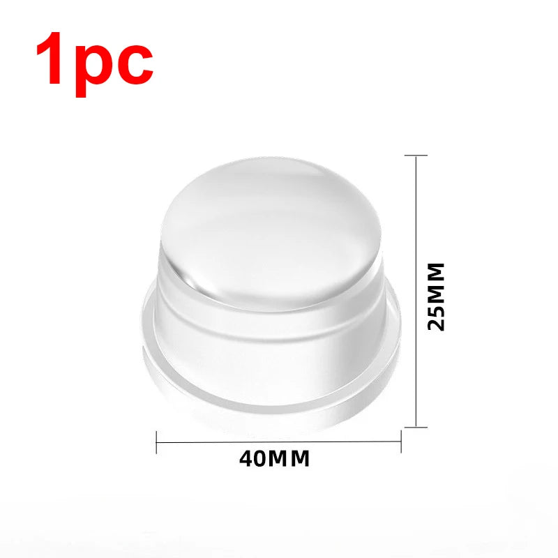 1-8Pcs Transparent Silicone Door Stopper No Drill Anti Bump Pad for Office Home Safety Protection Dodgers Door Stop