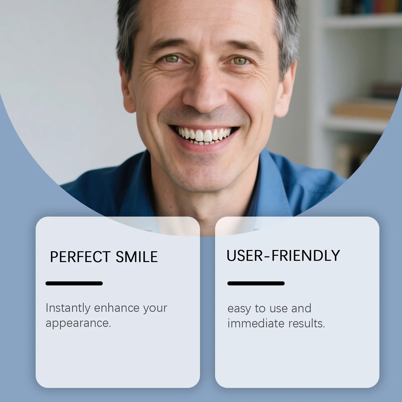 Adjustable Teeth Dentures Full Set Whitening Silicone Denture Set Fit Temporary Orthodontic Teeth Dentures Fake Tooth Oral