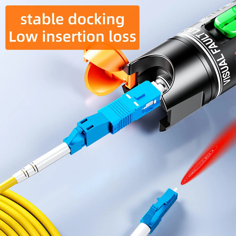 ZoeRax FC SC ST LC Male to Female Fiber Optic Connector FTTH Singlemode Adapter for Visual Fault Locator Optical Power Meter