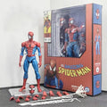 Ct Toys Mafex 001Spiderman Peter Parker Andrew Garfield The Amazing Spider-Man Shf Anime Action Figure Figurine Toys Customized