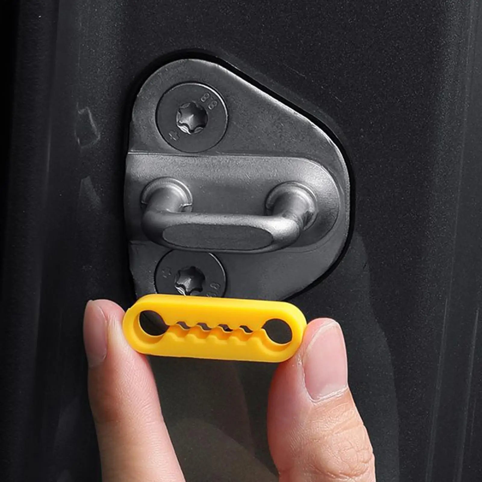 Silicone Car Door Shock Absorber Pads, Elastic Cushion Damper, Reduce Noise & Protect Paint for Car Truck SUV RV Door Edge