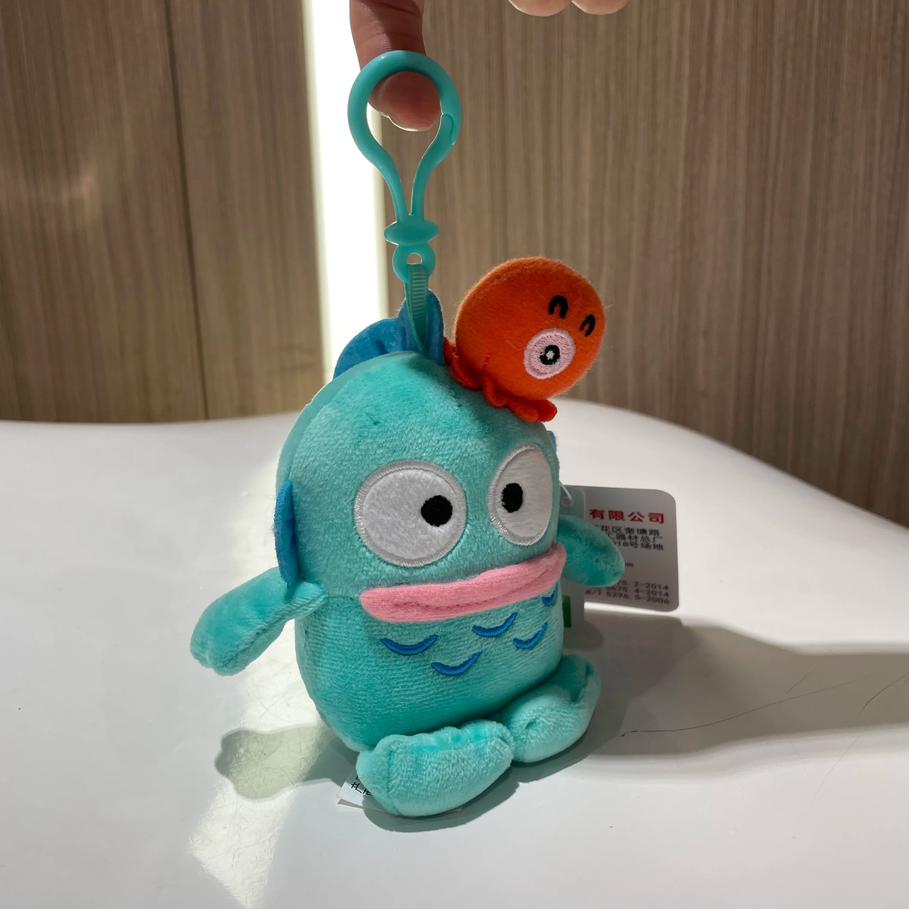 Genuine Sanrio Hangyodon Melody Kuromi Pendant Plush Toys Small Charms Sayuri Model Doll Stuffed Toys Girls Boys Birthday Gifts