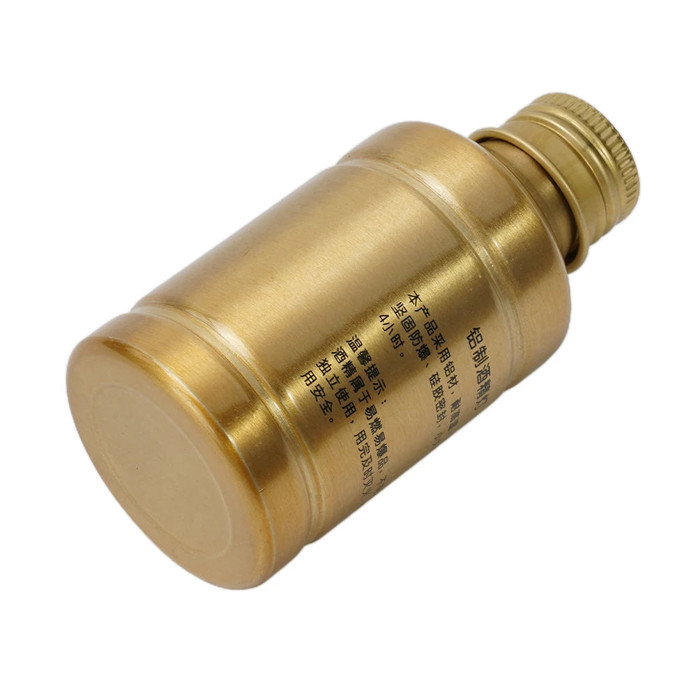 100ML Stoves Alcohol Lamp Portable Aluminum Alloy Lamp Alcohol Liquid Stove For Outdoor Survival Camping Laborotary Teaching