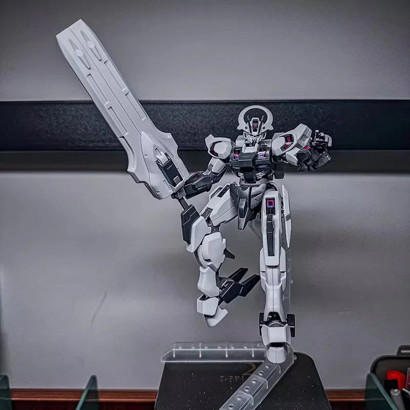 HG 1/144 Schwarzette The Witch From Mercurys Mech Assembly Model Kits Action Figures Desktop Ornament Doll Boys' Puzzle Toy Gift