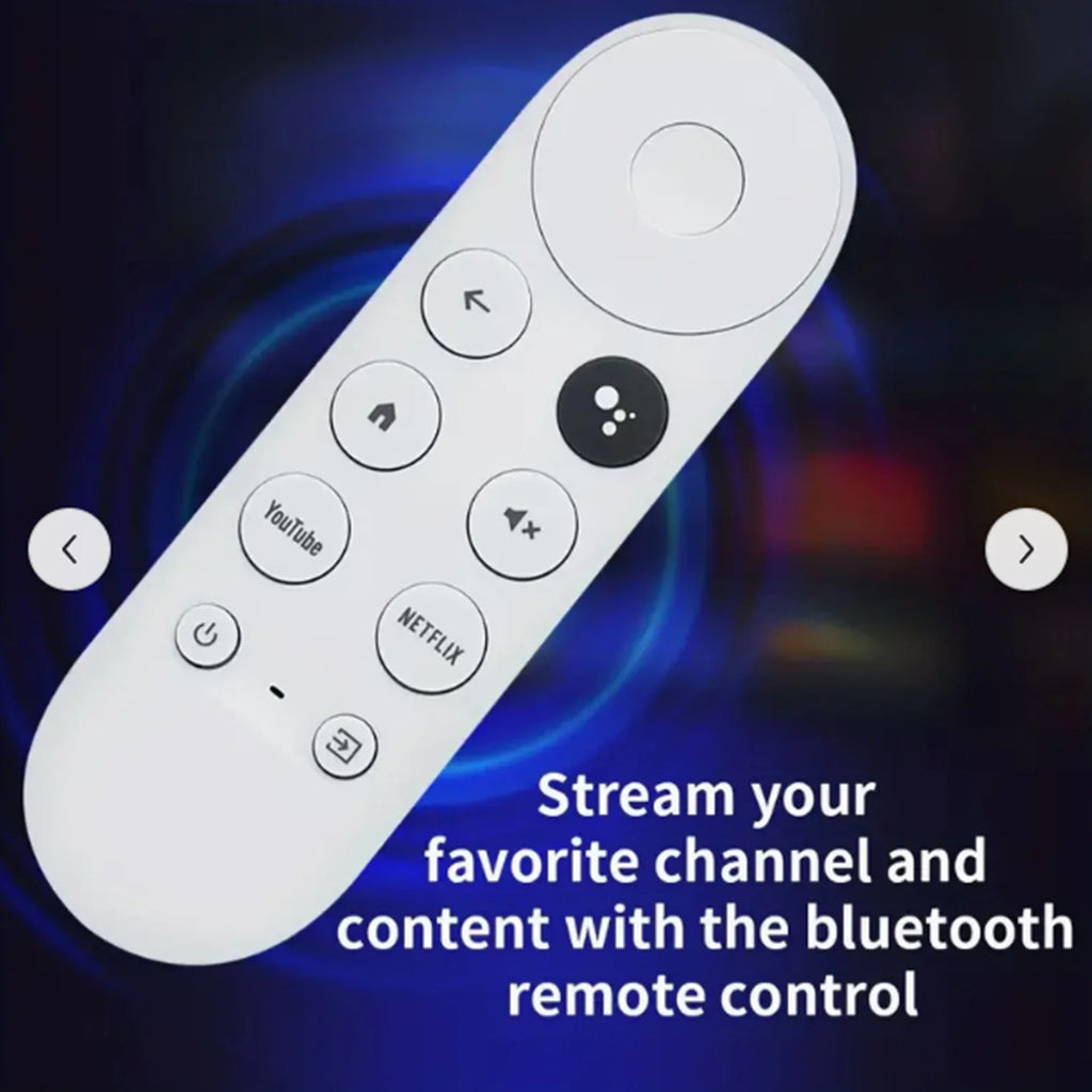 Google Chromecast Remote Control Replacement G9N9N Voice Streaming Media Player 4k Snow