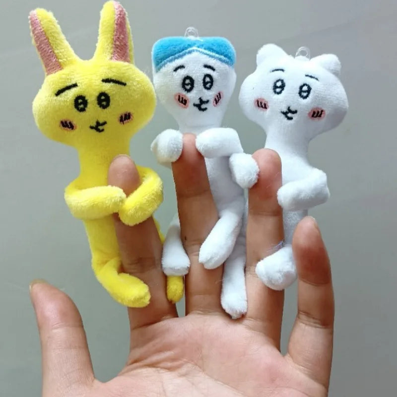 Jhikwas Super Muscle Lines Handmade Whole Body Movable School Bag Pendant Hachiware Usaqi Interesting Pendant Toys