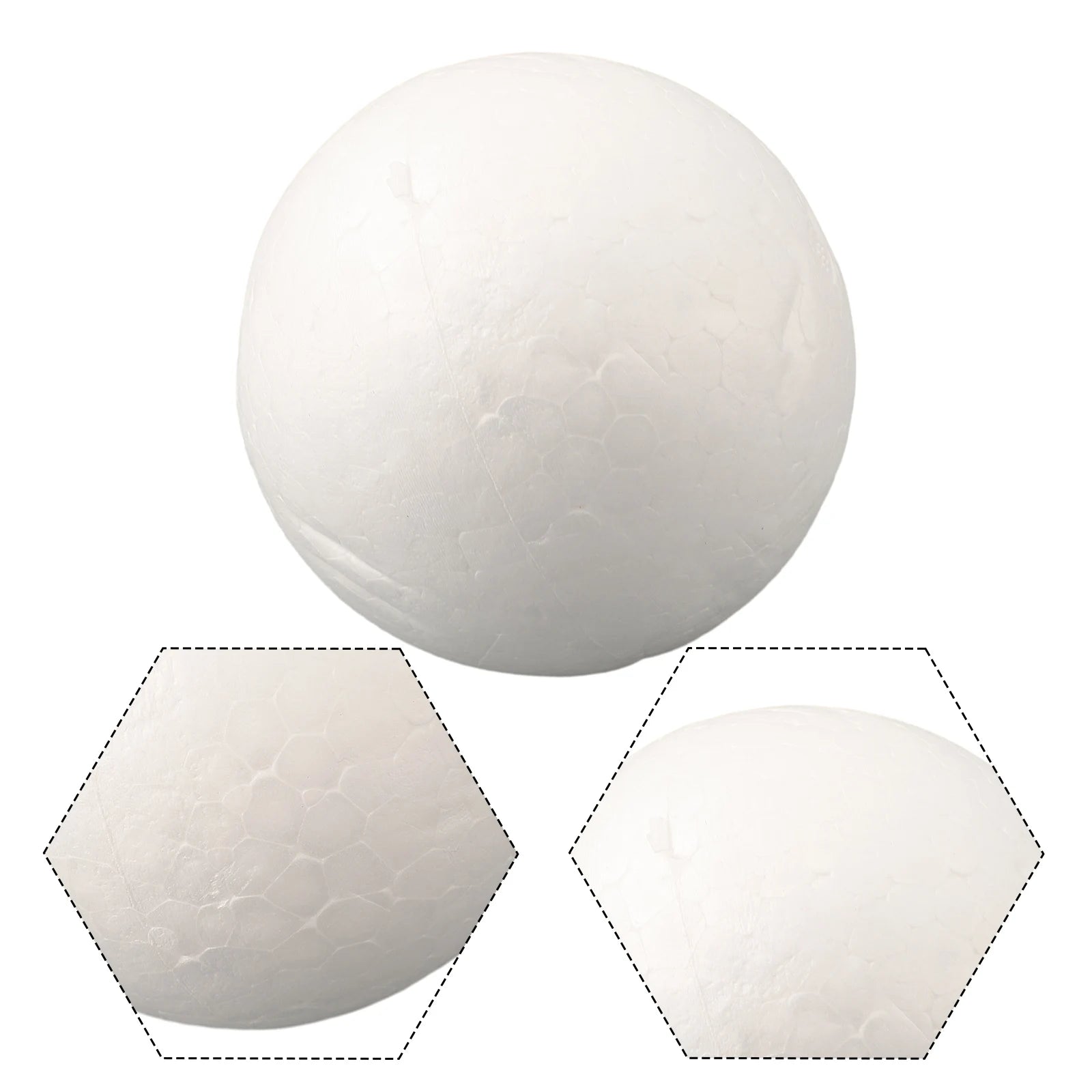 6-12cm Modelling Polystyrene Foam Balls White Craft Balls DIY Hand-painted Gifts Accessory Wedding Celebrations Event Supplies