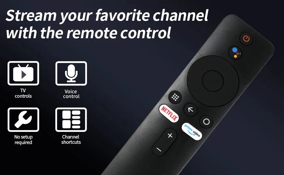 MRSVI Bluetooth Voice Remote Control XMRM-006 With Google Assistant For Xiaomi MI Box S MI TV Stick 4K Smart TV 4X Android
