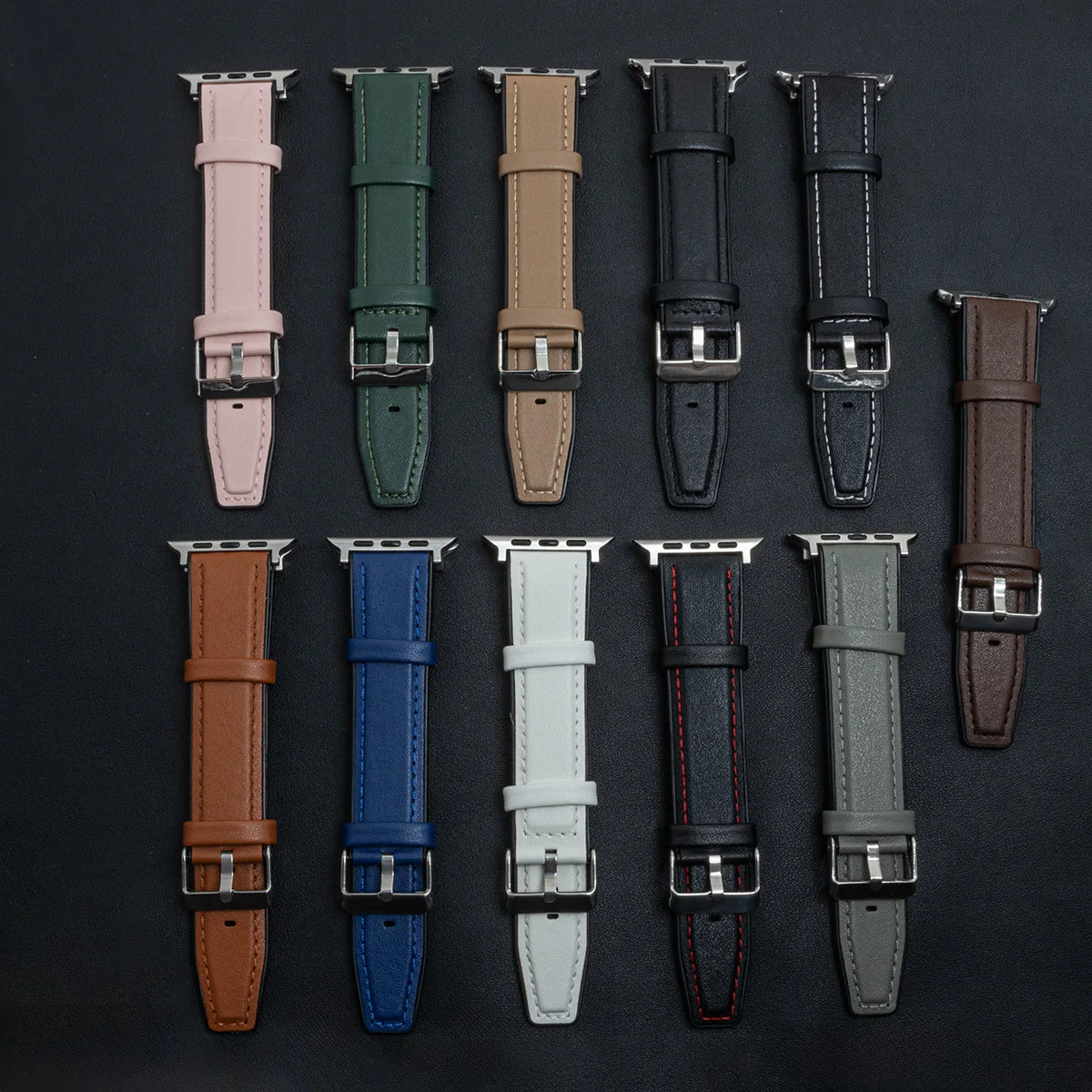 Leather Band Strap for Apple Watch Band Ultra 3 49mm 11 10 9 8 7 46 45 41mm High Quality for IWatch Series 6SE54 44 40mm Correa