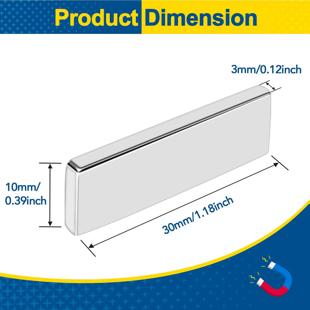 Magnet 30x10x1/2/3mm NdFeB Block Powerful Strong Permanent Magnetic Imanes Neodymium Magnets Aimant Puissant Imanes De Neodimio