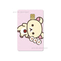 Japan Anime Cute Cartoon Bear Credit Debit Card Sticker Kawaii Bus Pass Diy Waterproof Small Chip Film Sticker Decoration