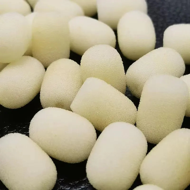 R Miniature Sponge Invisible Microphone Special Foam Cover Smallest Skin Color Mini Mic Sponge Microphone Replacement Windscreen