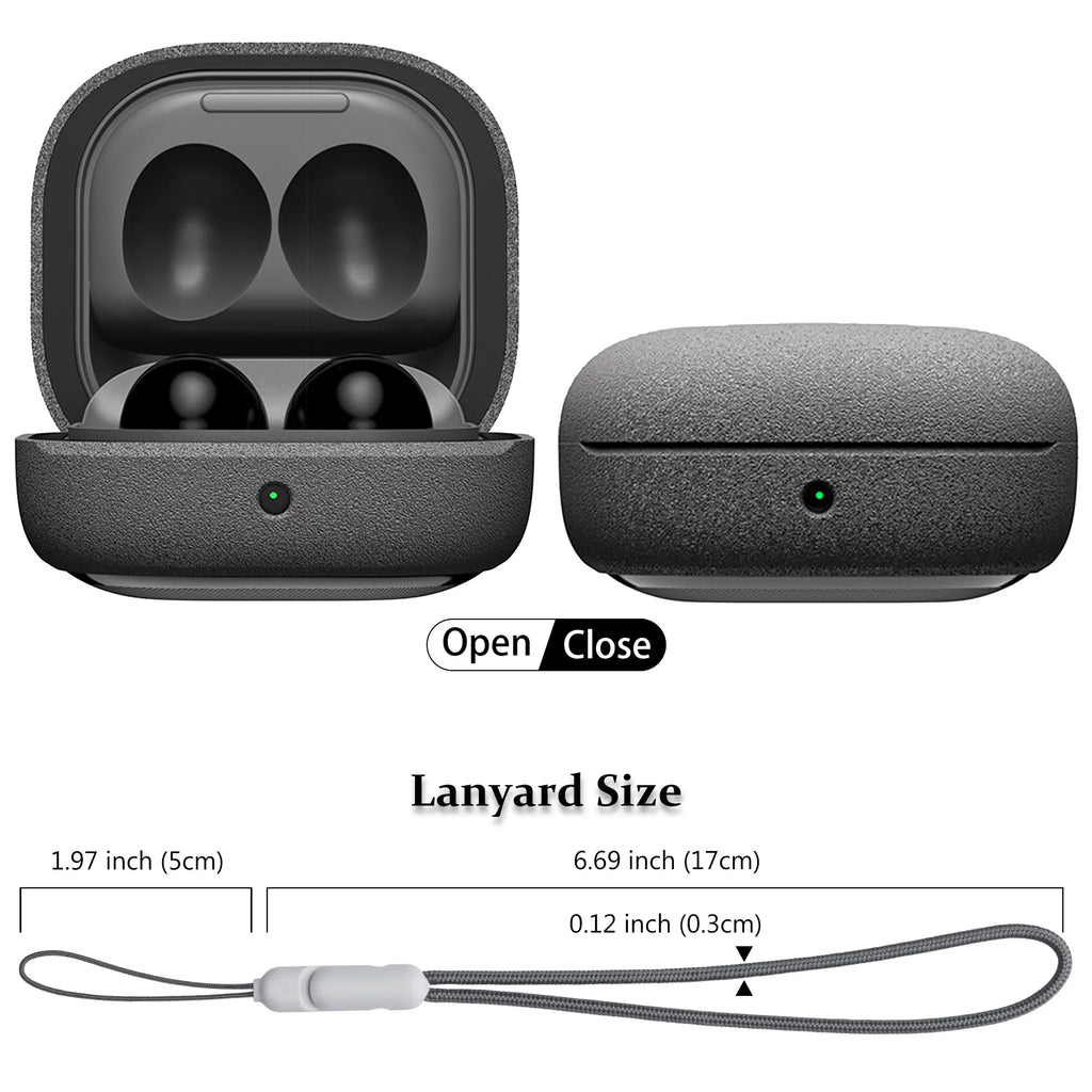 Protective Case for Samsung Galaxy Buds FE, Buds2 Pro, Buds2, Buds Live, Buds Pro Case, Hard Case Protection Case with Lanyard