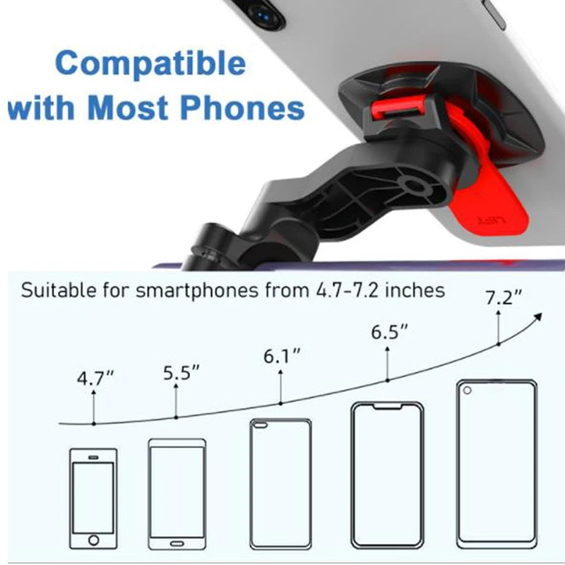 Motorcycle Bike Bicycle Phone Holder Bicycle Handlebar Shockproof Navigation Phone Bracket For Xiaomi iPhone Samsung Phone Stand