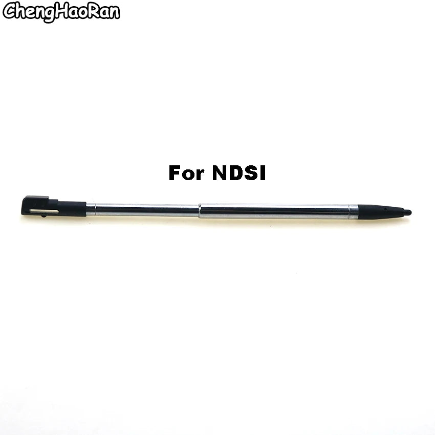1PC Black Metal Telescopic Stylus Plastic Stylus Touch Screen Pen for 2DS 3DS New 2DS LL XL New 3DS XL For NDSL NDSi NDS