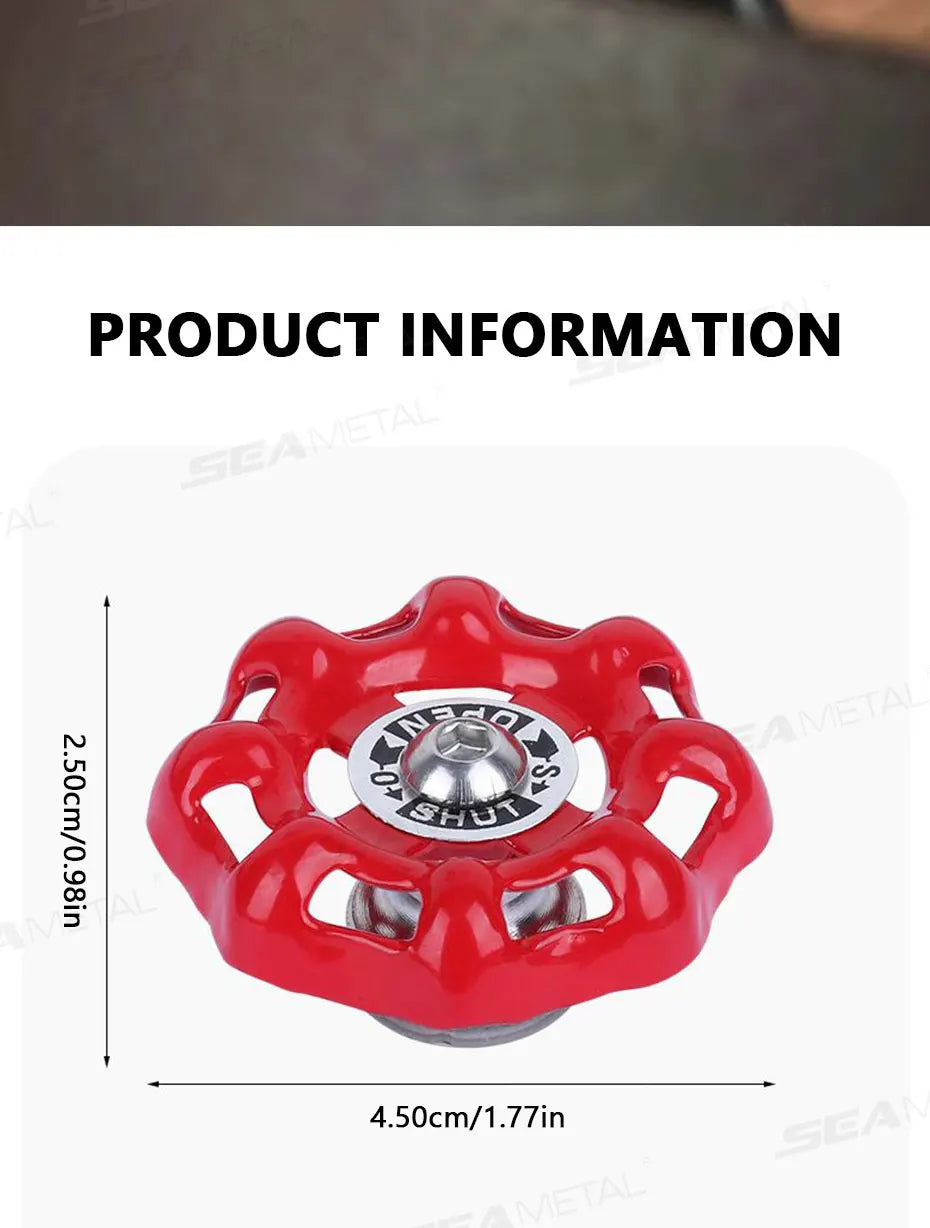 BLALION Fun Car Center Control 3D Valve Decoration Auto Interior Shift Knob Cover Air Conditioner Button Valve Switch Sticker