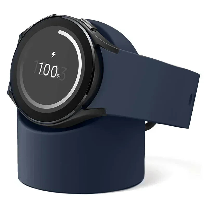 Compatible with Samsung Galaxy Watch 7 6 5 Charger Stand 40 44 46mm Galaxy Watch 5Pro Charger silicone Stand Charging base
