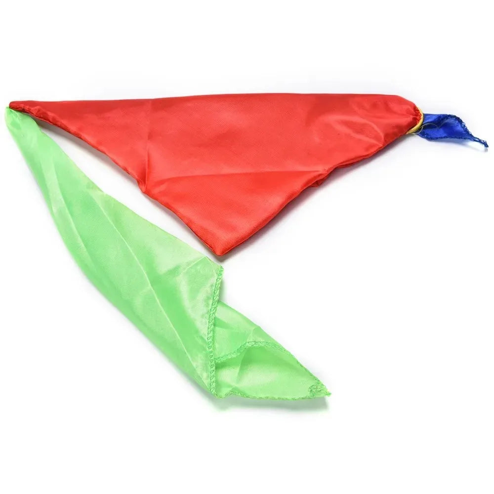 Magic Trick By Mr. Tricks Joke Props Stage Perform Tools Magician Supplies Toys Change Color Silk Scarf Gifts For Kids Children