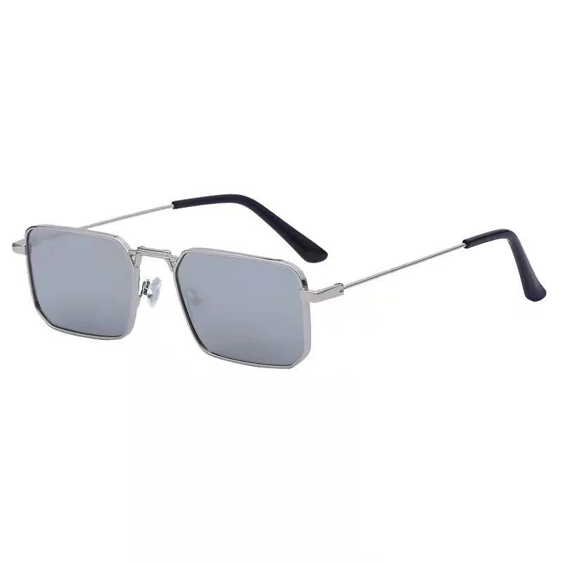 High Quality Rectangle Sunglasses Women Metal Frame Glasses Vintage Brand Square Sun Glasses for Men Shades Female Eyewear