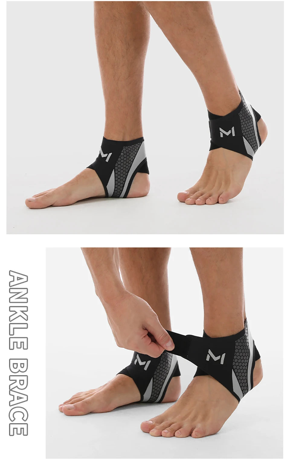 1Pcs Ankle Support Light Thin Breathable Pressurized Fixation Prevent Ankle Sprains Tendon Injury Ankle Joint Protective Cover
