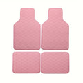 4-piece waterproof PU leather car floor mat - durable and fashionable, all-weather protection, easy to clean, enhances interior