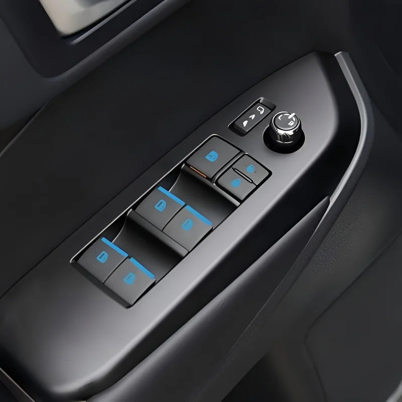 18Pcs/set Car Function Button Switch Button Fluorescent Stickers Waterproof Wear-resistant Car Interior Decoration Stickers