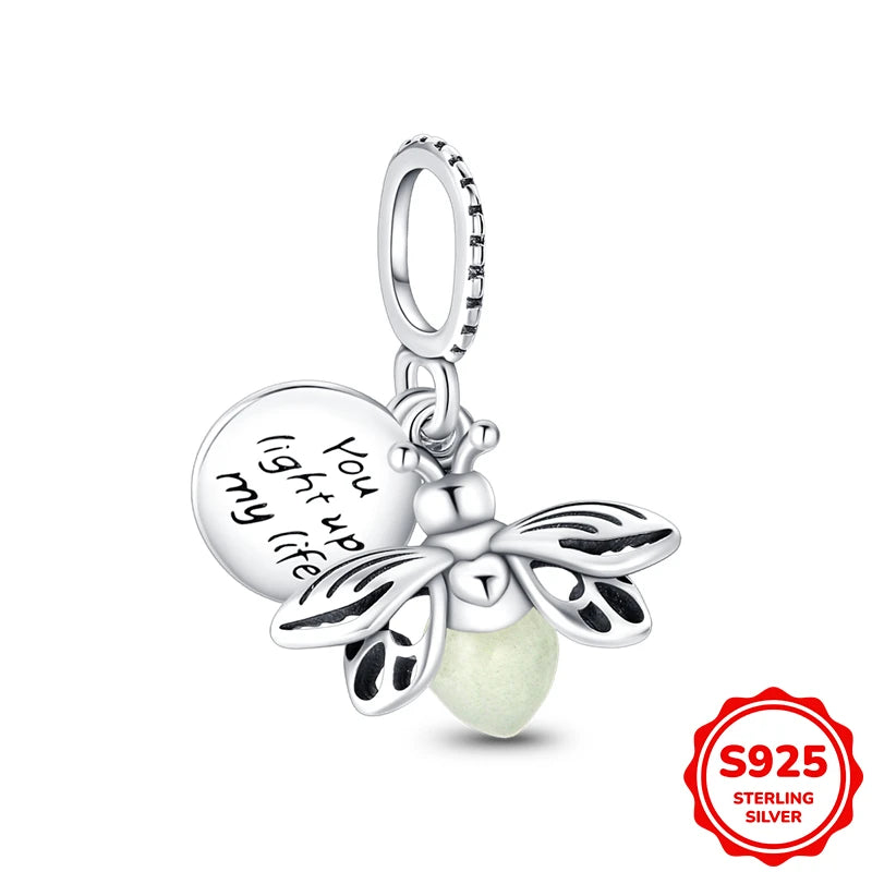 Hot Sale Charms Silver 925 Disney Pendant Beads Fits 3mm Bracelet Bangle Necklace For Women Luxury DIY Jewelry Making Fine Gifts