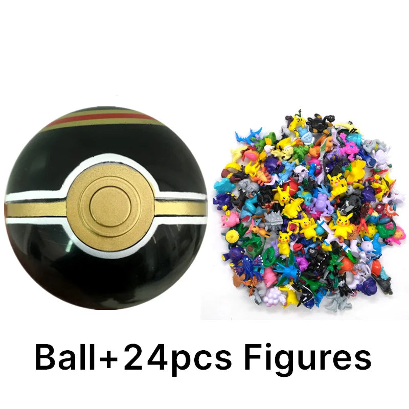 Pokémon Toys 7Cm Elf Ball 2-3cm Anime Action PokeBall Figures Monster Toy Model Dolls Children Christmas Gift