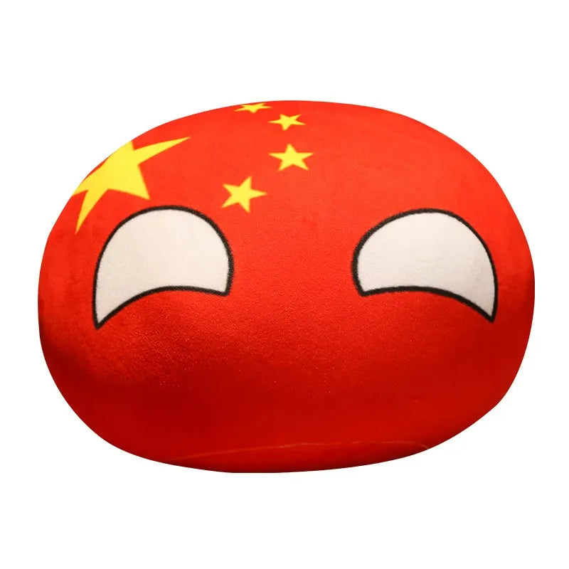 Wholesale Hot 10/30/40cm Polandball Country Ball Toy Plush Pendant Doll Countryball Ussr Usa France Russia Uk Japan Germanyitaly