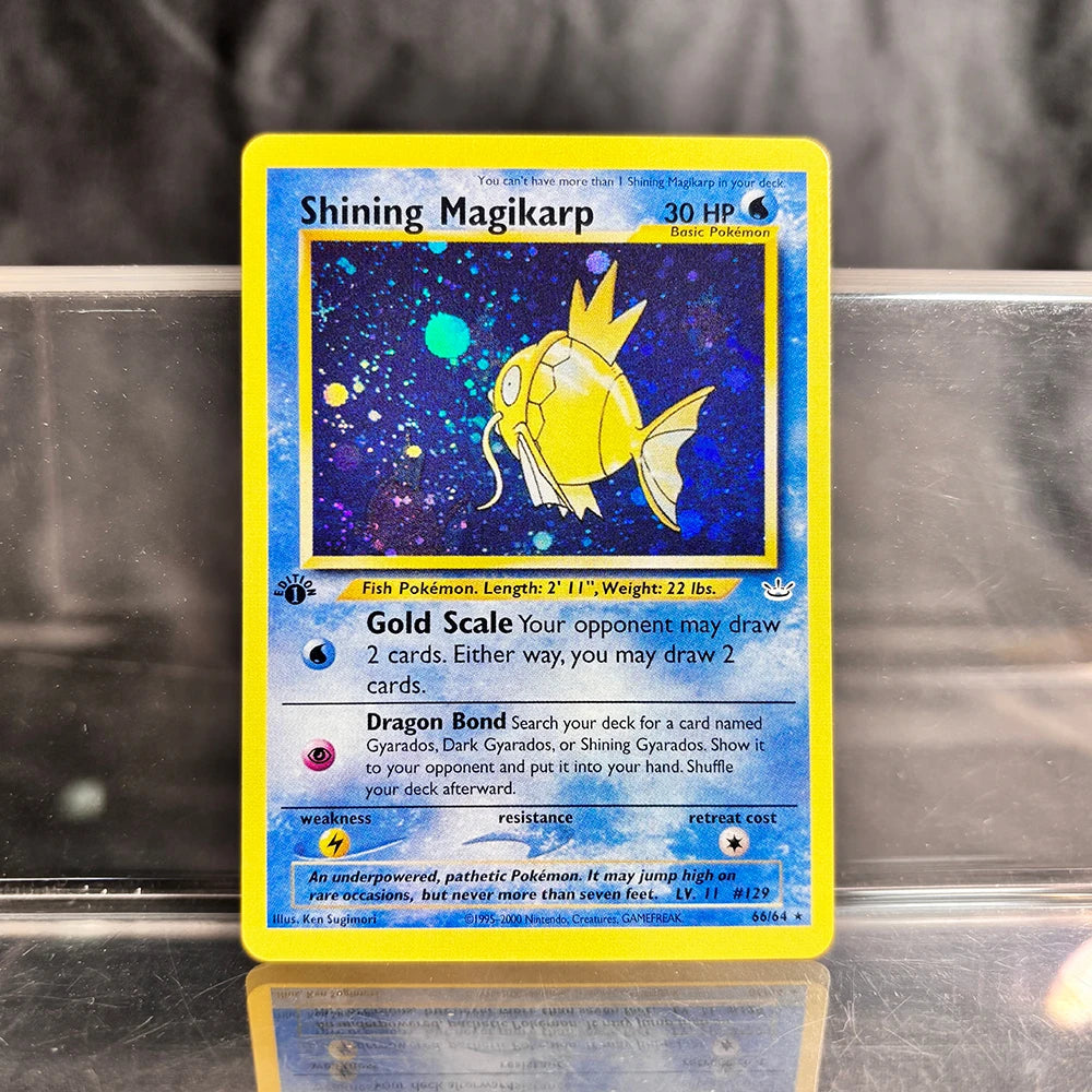Holographic PKM Single Cards Charizard EX Pikachu 1st Edition Neo Mewtwo PTCG Proxy Cards Collection Battle Cards Toys Gifts