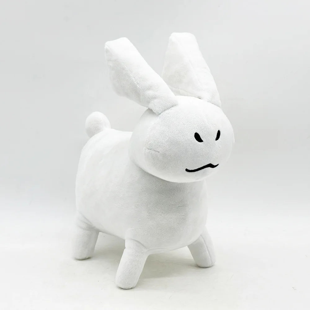 Gubby Plush White Rabbit Plush Toy Related to Fun Cartoon Games Healing Companion Plush Animals Children‘s Gifts