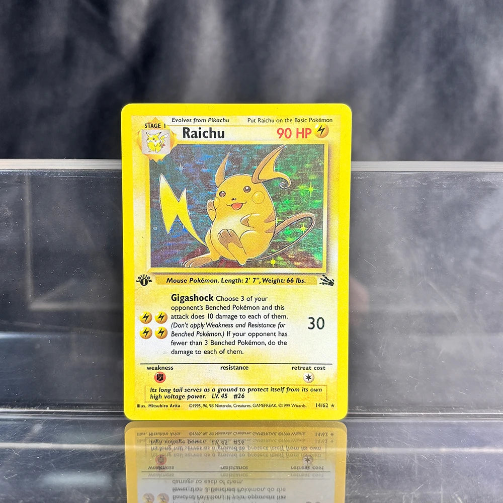 Holographic PKM Single Cards Charizard EX Pikachu 1st Edition Neo Mewtwo PTCG Proxy Cards Collection Battle Cards Toys Gifts