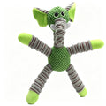 Squeaky Plush Elephant Dog Toy Durable Bite‑Resistant Pet Chew Toy Teeth Cleaning Interactive Puppy Stress Relief Toy