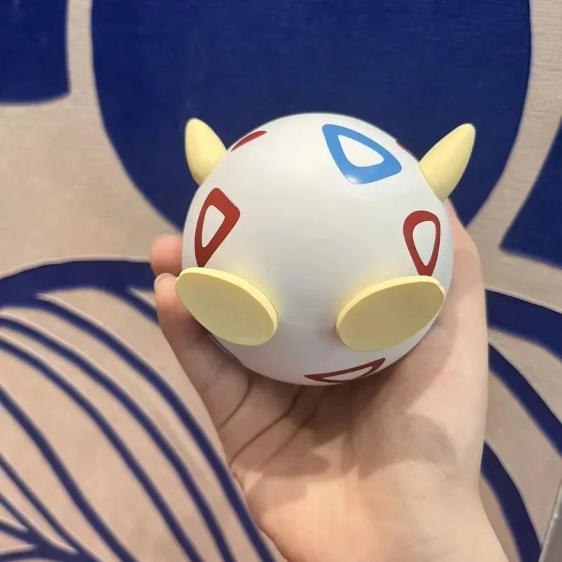 Mini Happy Togepi Kawaii Pokemon Anime Figure Car Desktop Ornament Cute Model Doll Boys And Girls Toys Surprise Gift Collectible