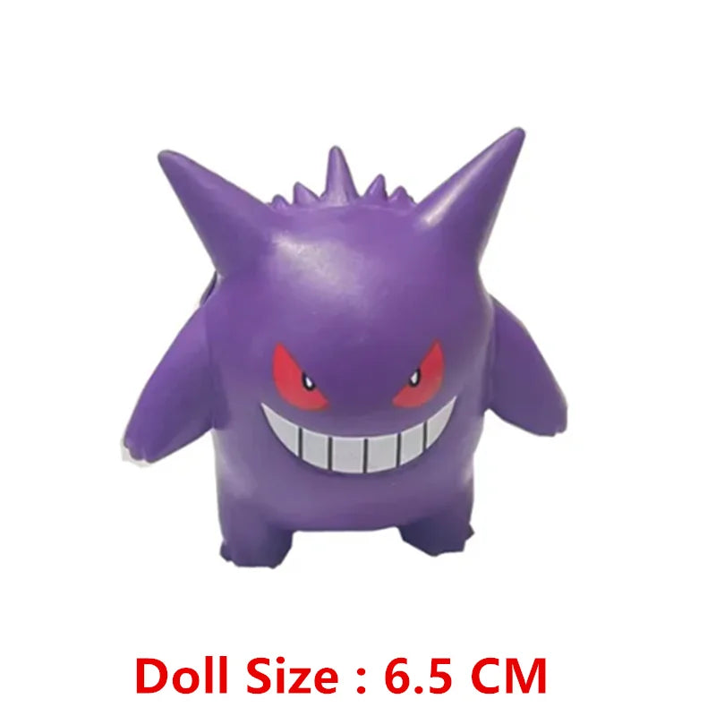 Pokemon Anime Figure Pikachu Sun Elf Eevee Gengar Monstruo De Bolsillo Cartoons Figure Model Action Toy Gift Buy in bulk