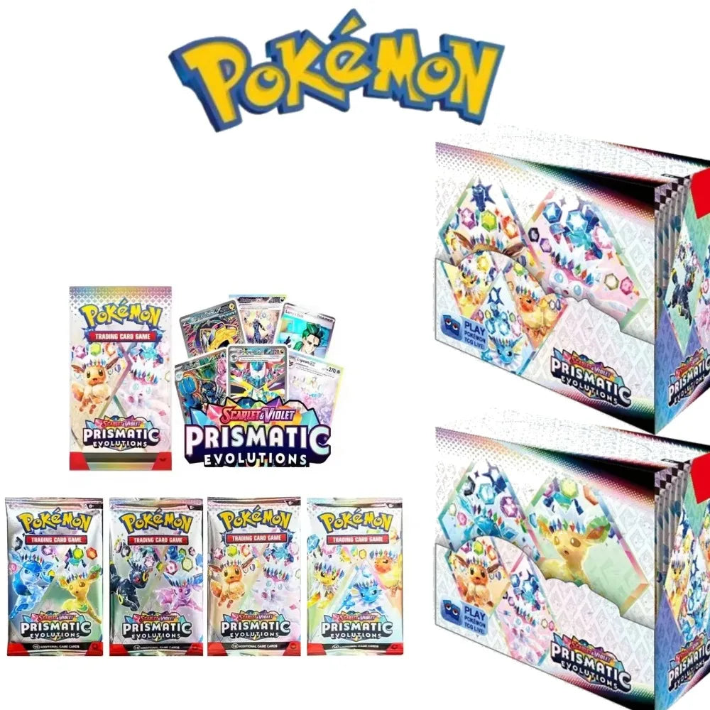 360 units/case Pokémon Scarlet & Violet 151 Prism Scale Fusion Strike English Booster Battle Transaction Gift Card Halloween