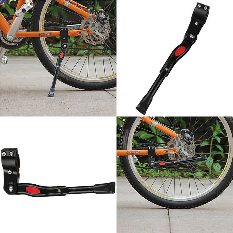 MTB Road Bicycle Kick Stand Aluminum Kickstand 24/26/27.5/29/700C Adjustable Mountain Bike Support Side Rear Parkingrack