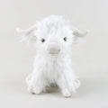 Simulation Highland Cow Animal Plush Doll Soft Stuffed Highland Cow Cattlle Plush Toy Plushie Gift for Kids Boys Girls
