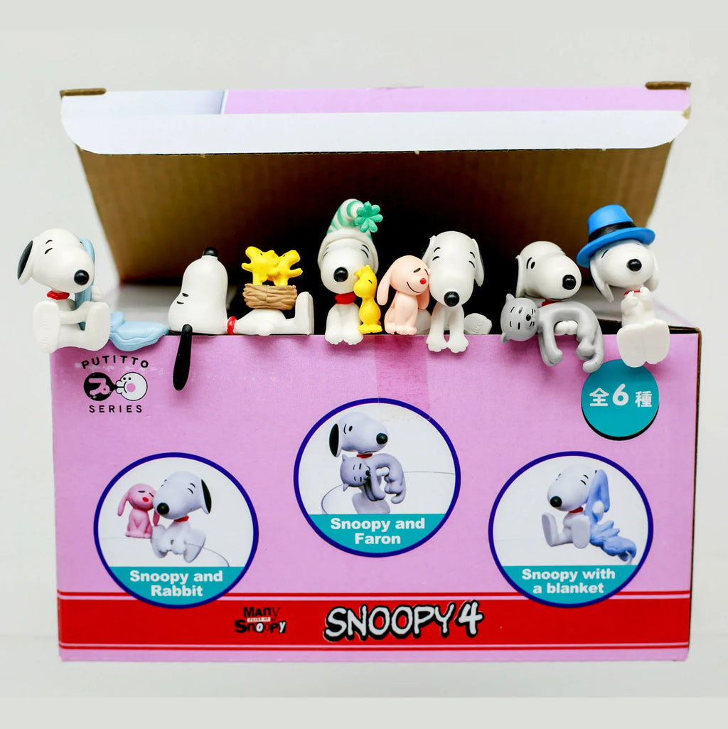 Snoppy Woodstock Figure Charlie Brown Spike Dog Model Blind Box Children Cup Rim Toy