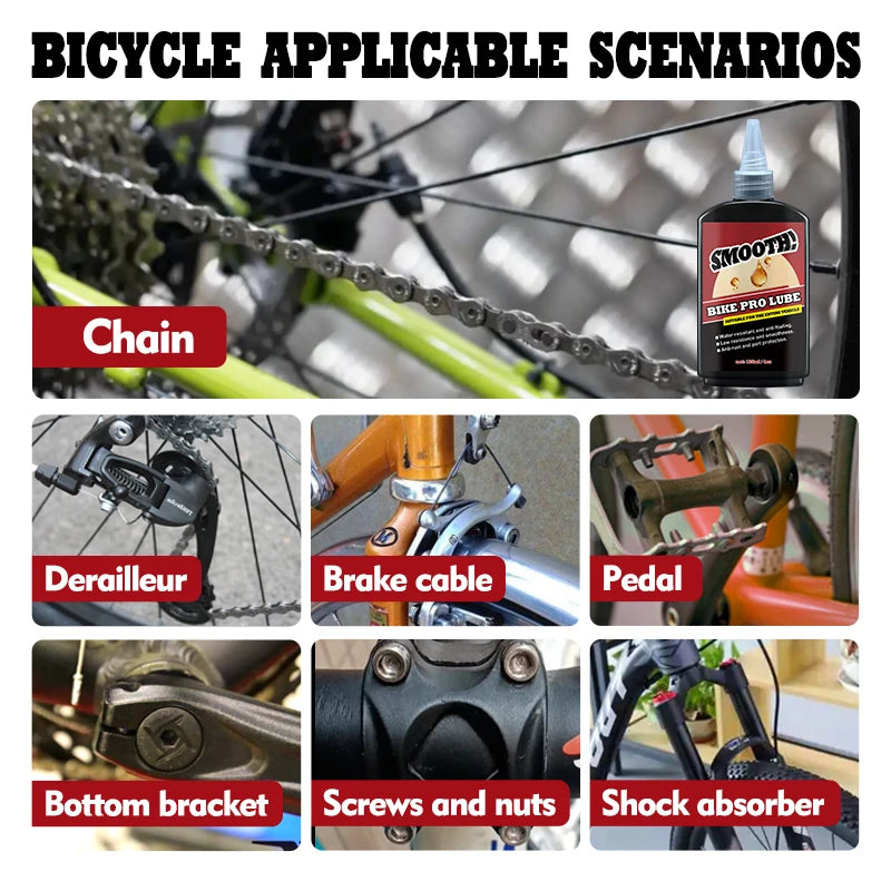 125ml Bicycle Special Lubricant MTB Road Bike Mountain Bike Lube Chain Oil for Fork Flywheel Chain Cycling Accessories